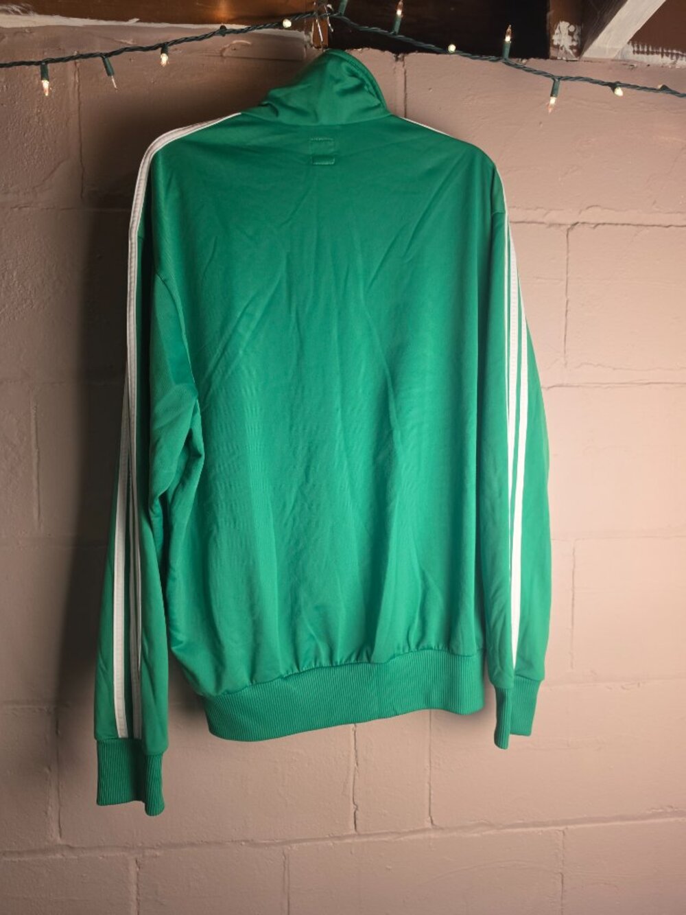 📌 Vintage Adidas Originals Firebird Green Track Jacket L - Picture 6 of 8